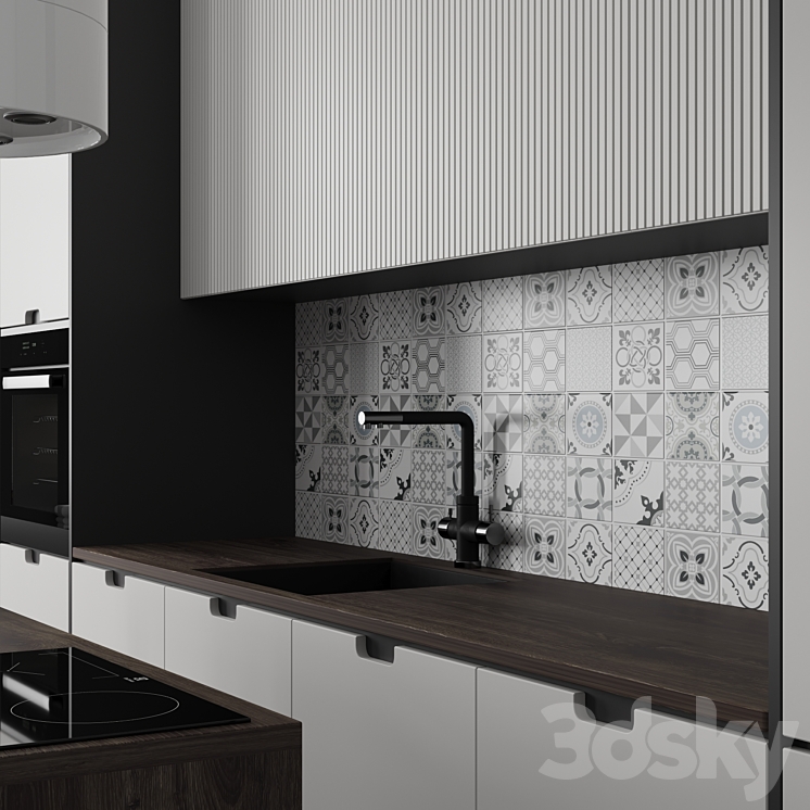 Kitchen No. 36 3DS Max - thumbnail 2