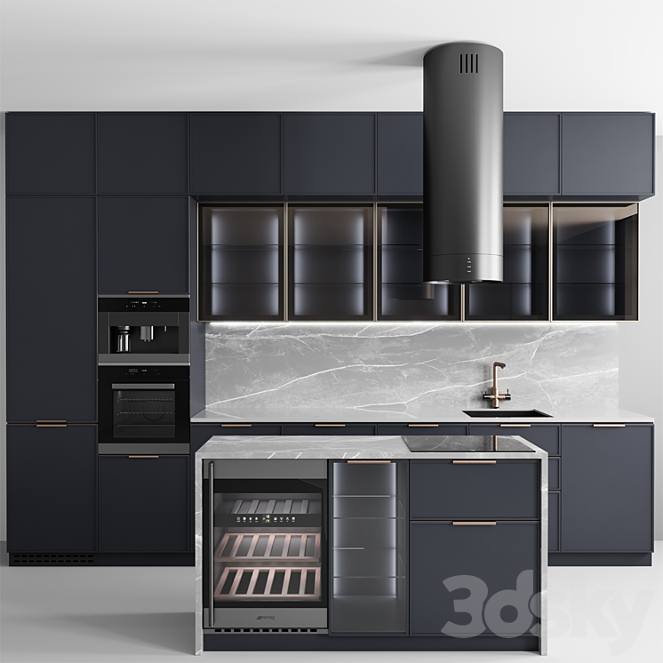 Kitchen No. 39 3DS Max - thumbnail 1