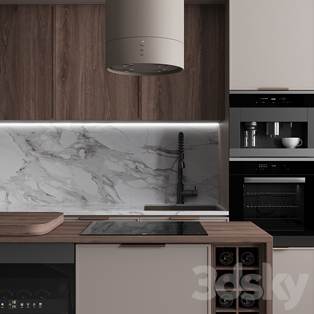 Kitchen No. 48 3DS Max Model - thumbnail 5