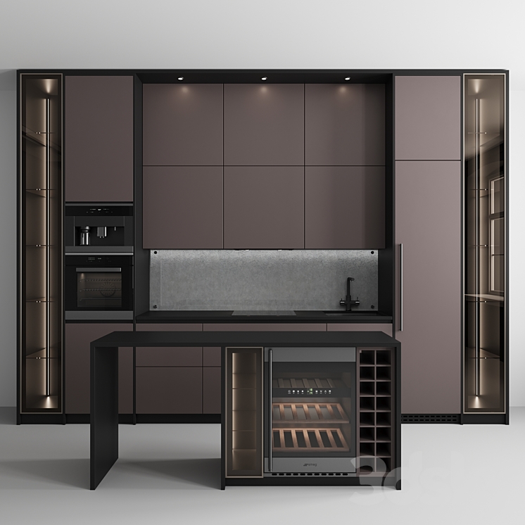 Kitchen No. 49 3DS Max - thumbnail 1