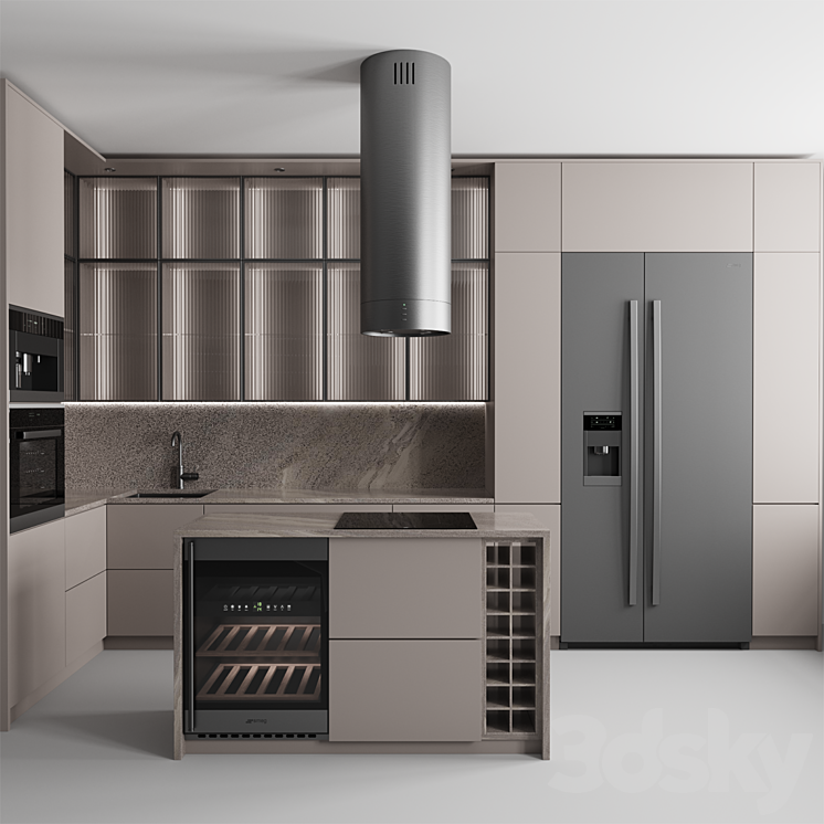 Kitchen No. 52 3DS Max - thumbnail 1