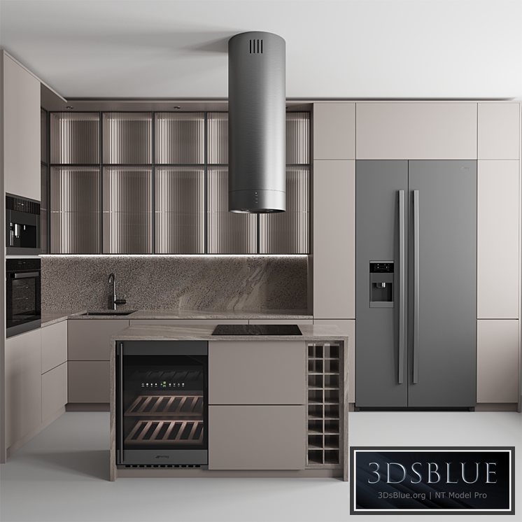 Kitchen No. 52 3DS Max - thumbnail 3