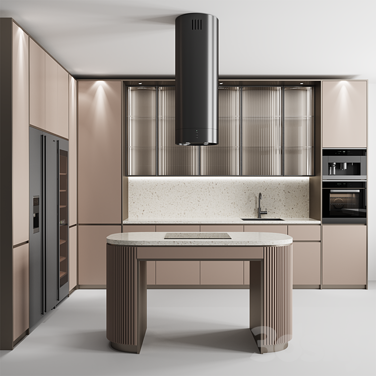 Kitchen No. 55 3DS Max - thumbnail 1