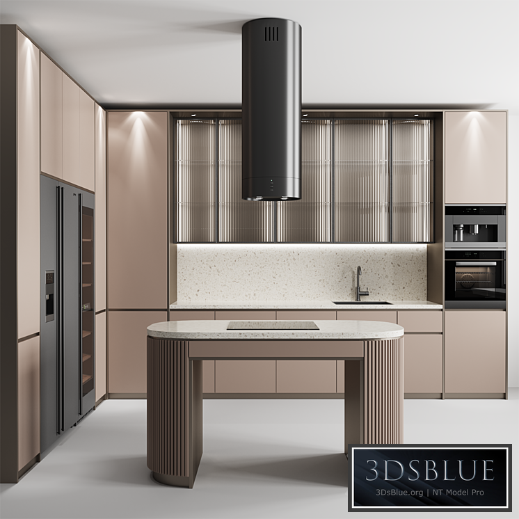 Kitchen No. 55 3DS Max - thumbnail 3