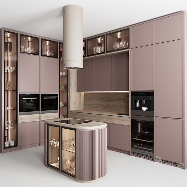 Kitchen No. 56 3DS Max Model - thumbnail 3