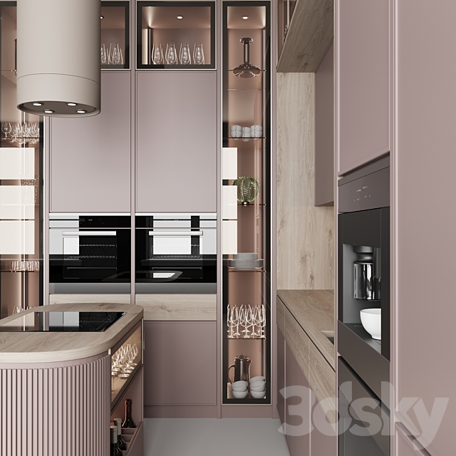 Kitchen No. 56 3DS Max Model - thumbnail 4