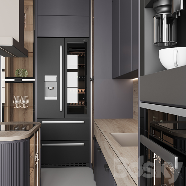 Kitchen No. 57 3DS Max Model - thumbnail 3