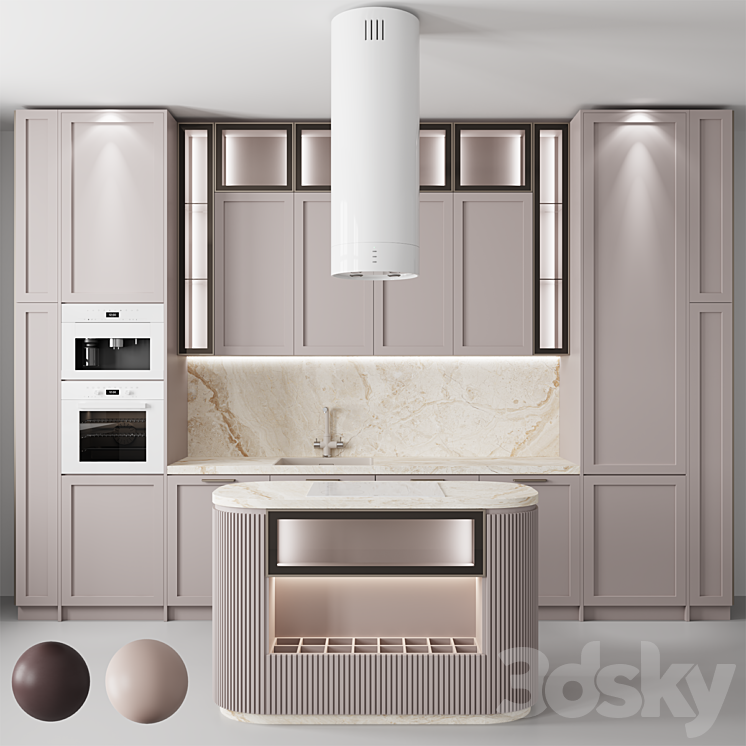 Kitchen No. 58 Trio 3DS Max - thumbnail 1