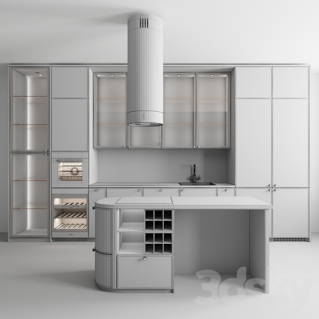 Kitchen No. 59 Duo 3DS Max Model - thumbnail 5