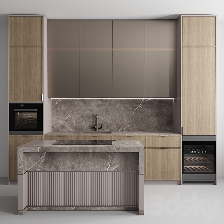 Kitchen No. 66 3DS Max - thumbnail 1