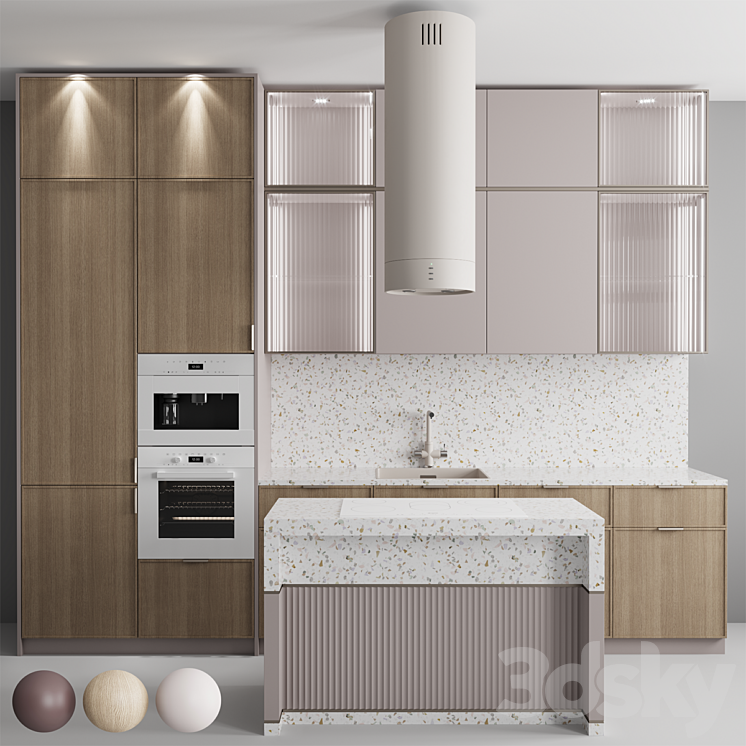 Kitchen No. 67 3DS Max - thumbnail 1