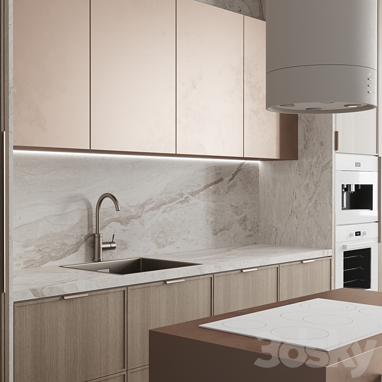 Kitchen No. 79 3DS Max - thumbnail 2