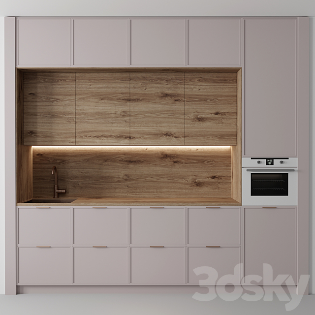 Kitchen No. 8 3DS Max Model - thumbnail 3