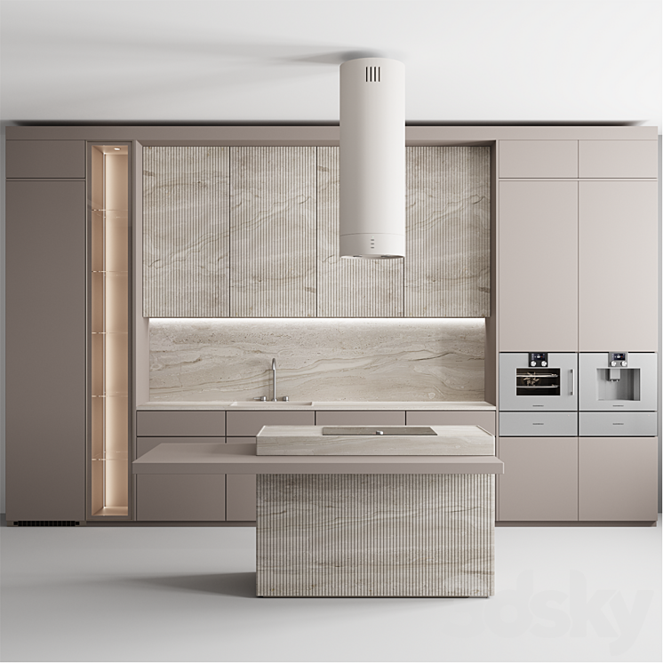 Kitchen no. 81 3DS Max - thumbnail 1