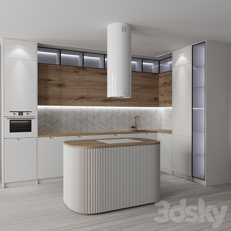 Kitchen No. 9 3DS Max - thumbnail 1