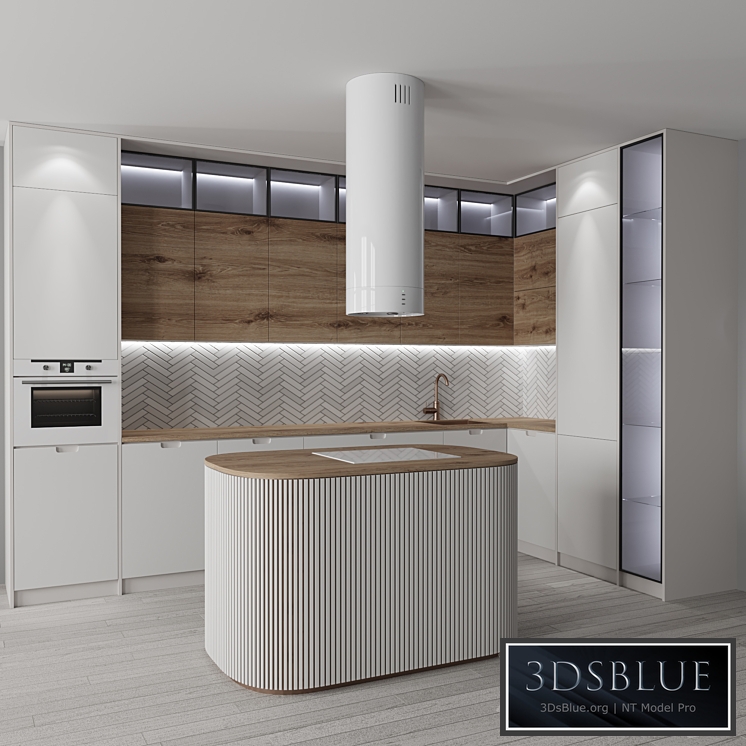 Kitchen No. 9 3DS Max - thumbnail 3