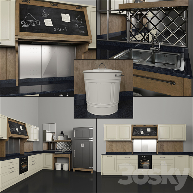 Kitchen Nolita. Marchi Group 3DSMax File - thumbnail 2