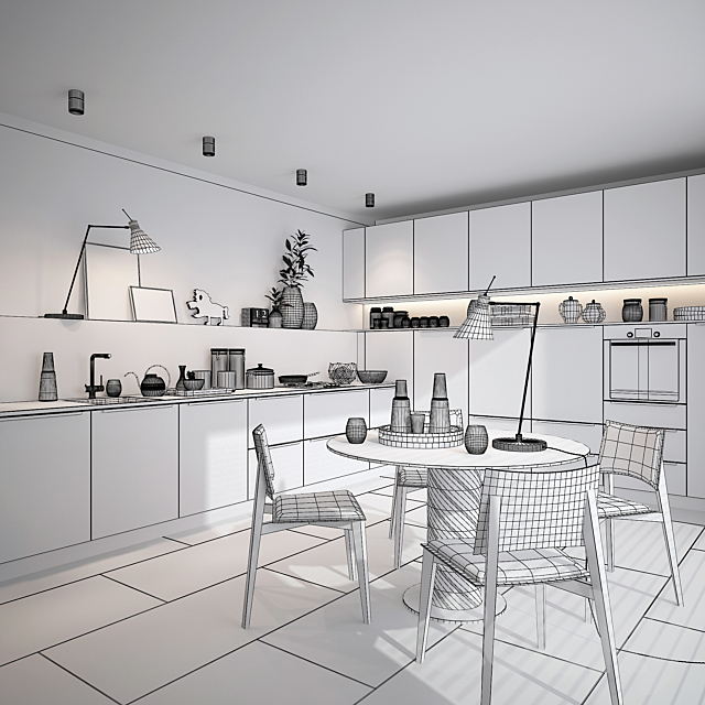 Kitchen Nolte – Artwood 3DSMax File - thumbnail 3