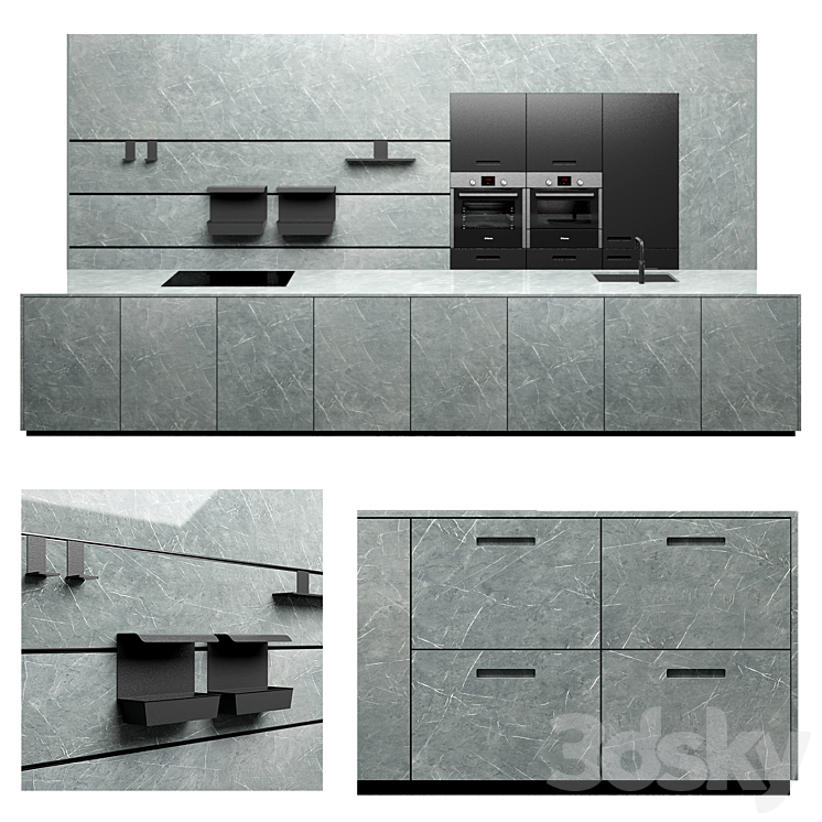 Kitchen NX950 3DS Max - thumbnail 1