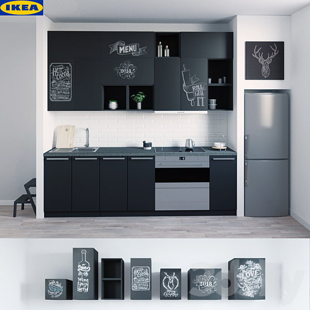 Kitchen of Iudea Yudevalla 3DSMax File - thumbnail 1