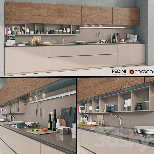 Kitchen Pedini Arke 3DSMax File - thumbnail 1