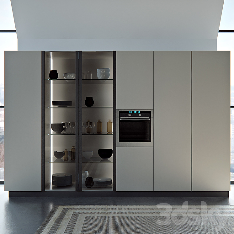 Kitchen Pedini Eko set2 (v-ray) 3DS Max - thumbnail 2