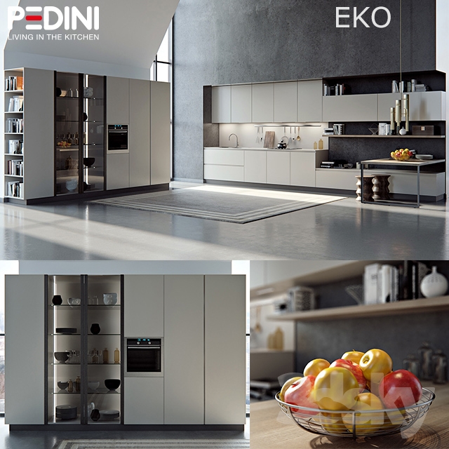 Kitchen Pedini Eko set2 (v-ray) 3DS Max - thumbnail 3