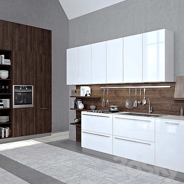 Kitchen Pedini Eko set3 (v-ray) 3DS Max Model - thumbnail 2