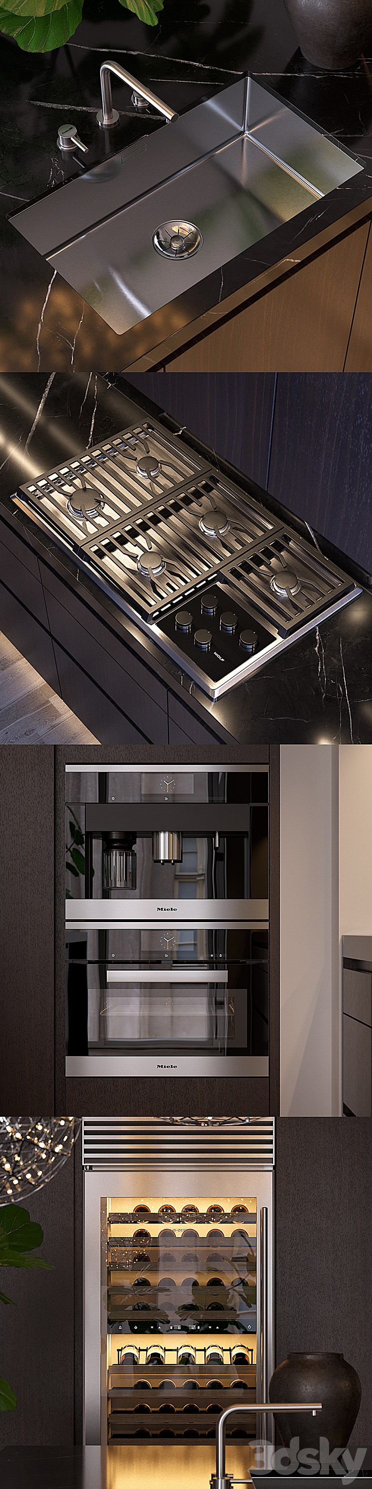 Kitchen Piet Boon SIGNATURE 2 (vray GGX corona PBR) 3DS Max - thumbnail 2