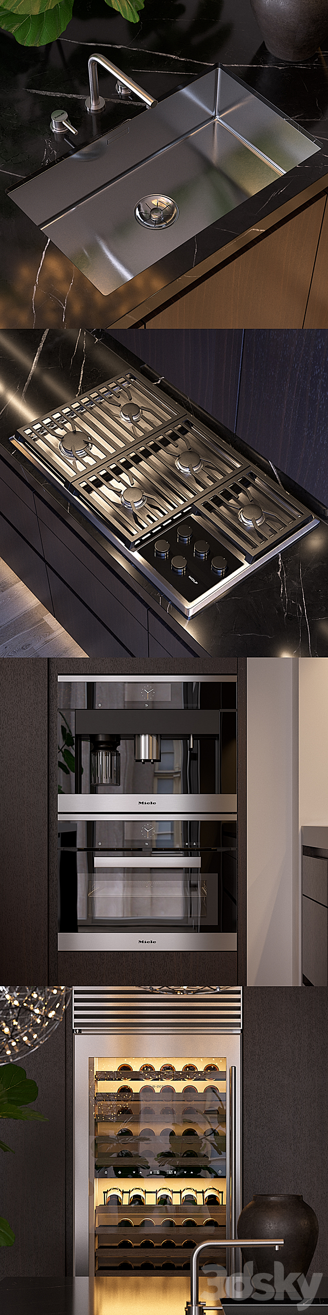 Kitchen Piet Boon SIGNATURE 2 (vray GGX. corona PBR) 3DSMax File - thumbnail 2