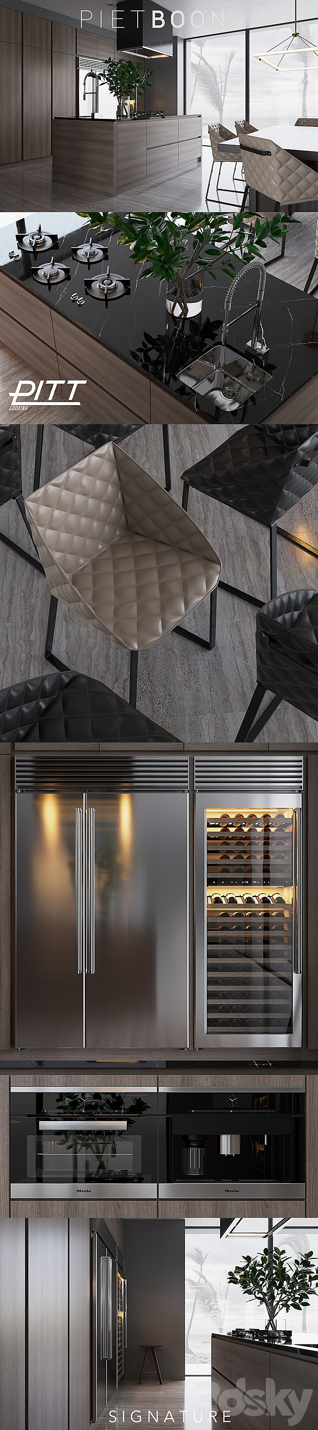 Kitchen Piet Boon SIGNATURE (vray GGX. corona PBR) 3DSMax File - thumbnail 2