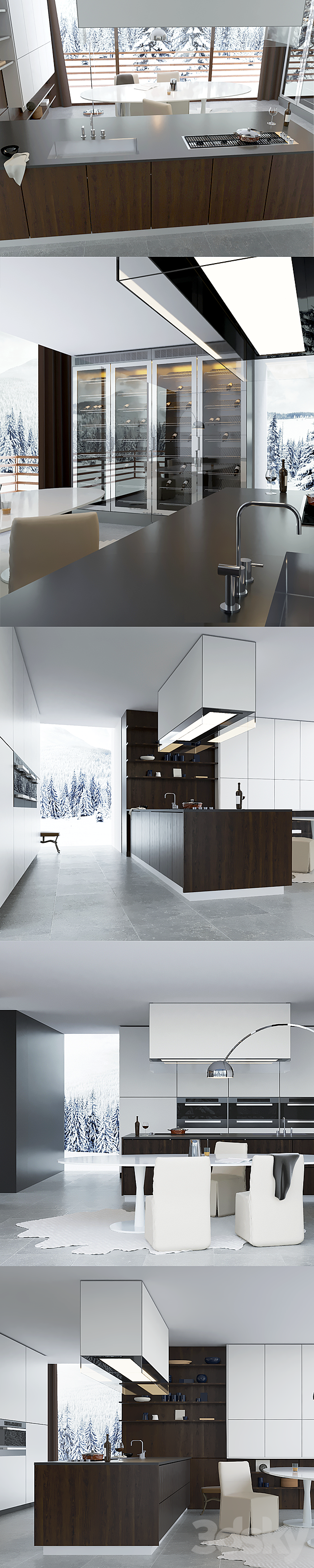 Kitchen Poliform Varenna Twelve (vray + corona) 3DSMax File - thumbnail 2