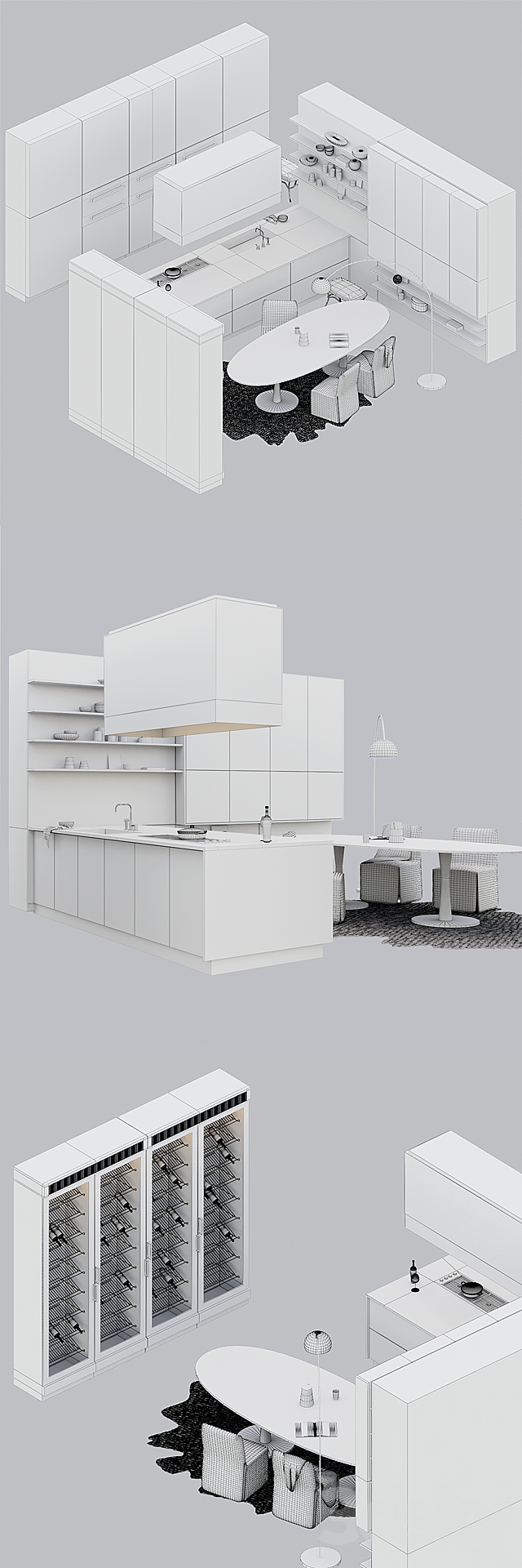 Kitchen Poliform Varenna Twelve (vray + corona) 3DSMax File - thumbnail 3