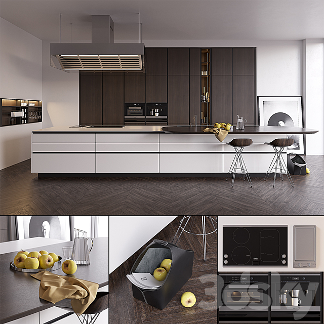 Kitchen Poliform Varenna Twelve (vray GGX. corona PBR) 3DSMax File - thumbnail 1