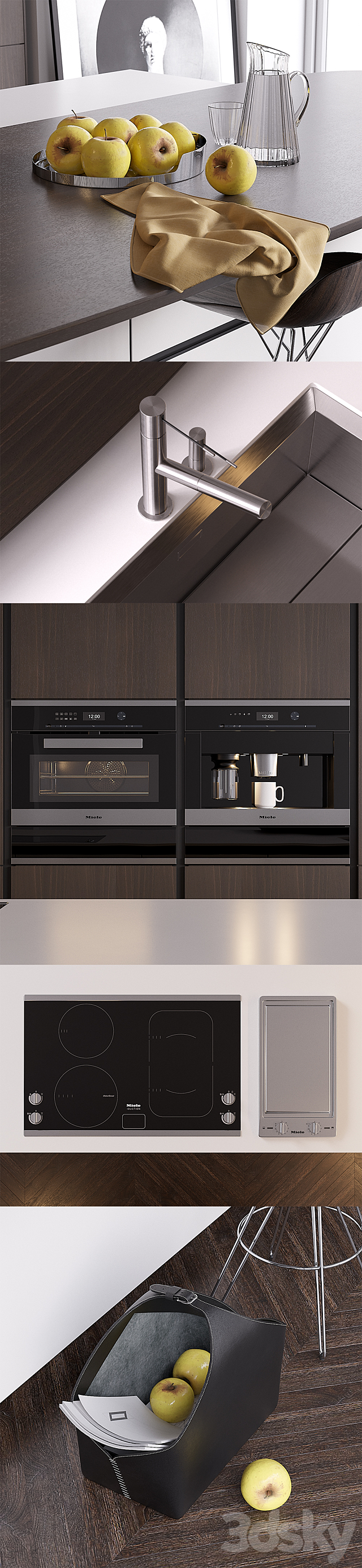 Kitchen Poliform Varenna Twelve (vray GGX. corona PBR) 3DSMax File - thumbnail 2