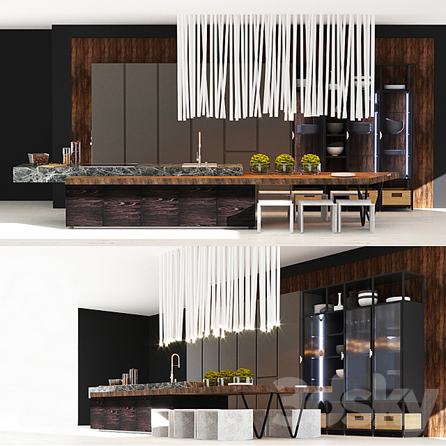 kitchen porcelanosa 3DSMax File - thumbnail 1