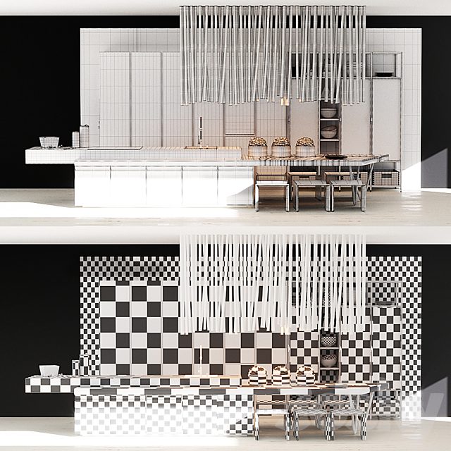 kitchen porcelanosa 3DSMax File - thumbnail 3