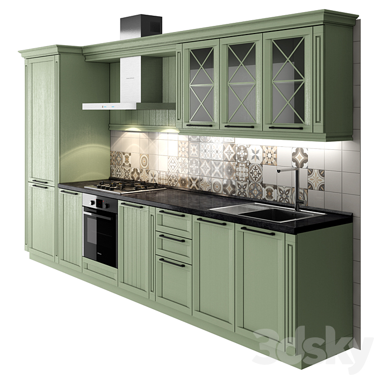 Kitchen portofino 3DS Max - thumbnail 1