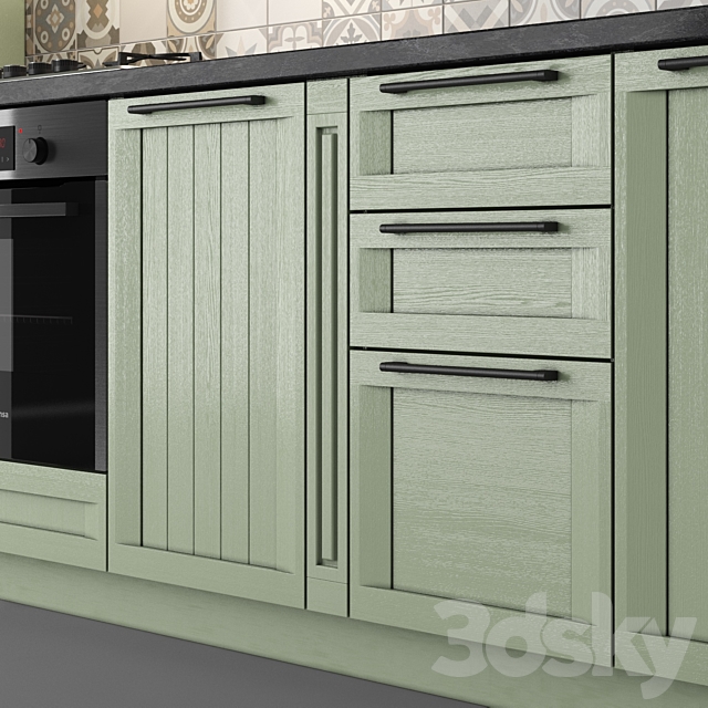 Kitchen portofino 3DS Max Model - thumbnail 2