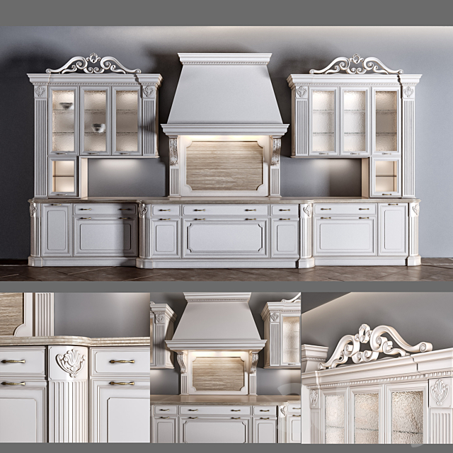 Kitchen Prestige Regina Dama 3DSMax File - thumbnail 1