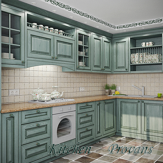 Kitchen “Provence” 3DSMax File - thumbnail 2