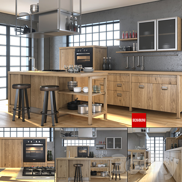 Kitchen Scavolini 3DSMax File - thumbnail 1