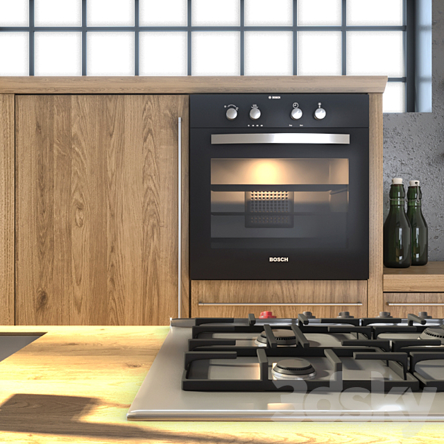 Kitchen Scavolini 3DSMax File - thumbnail 3