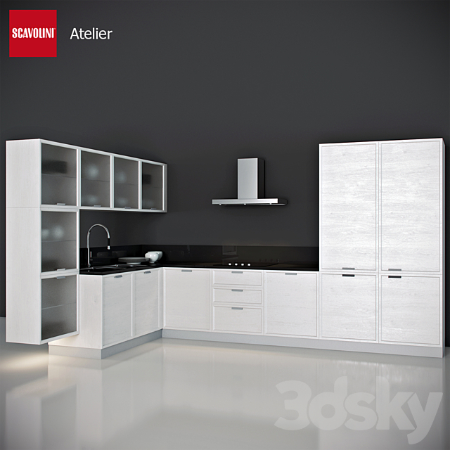 Kitchen Scavolini – Atelier 3DSMax File - thumbnail 1