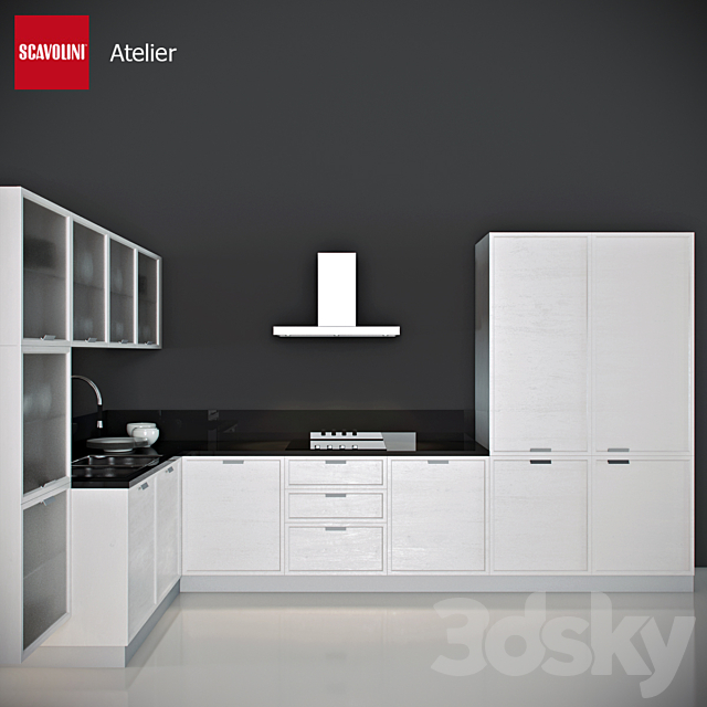 Kitchen Scavolini – Atelier 3DSMax File - thumbnail 2