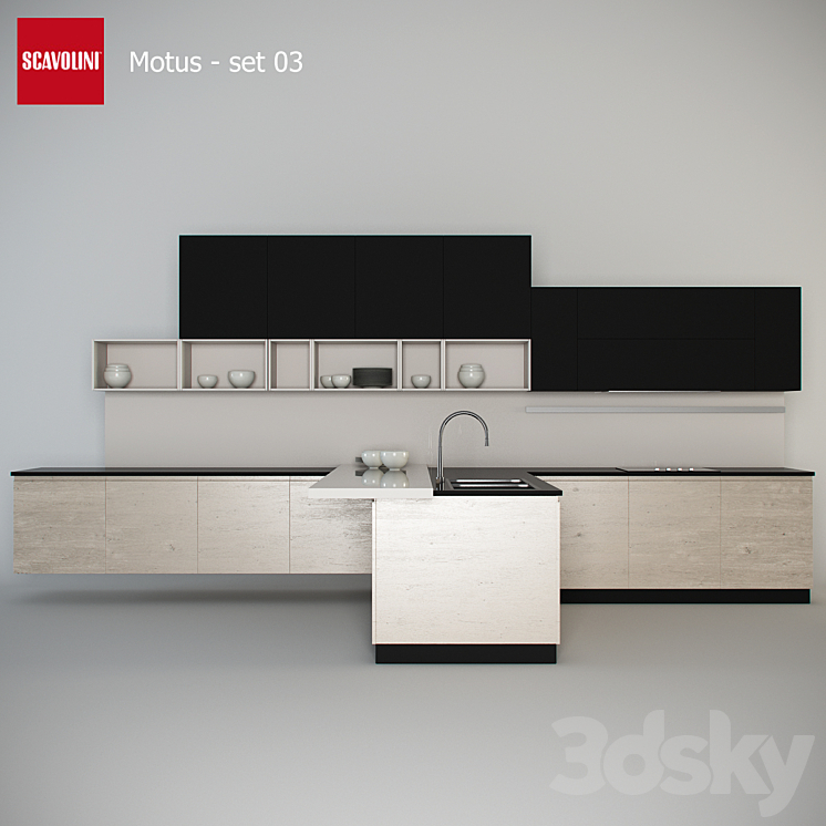 Kitchen Scavolini – Motus set 3 3DS Max - thumbnail 2