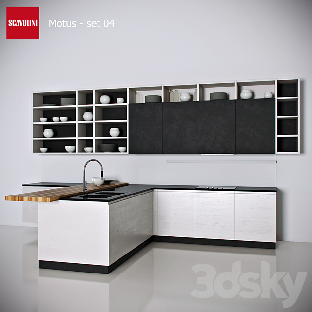 Kitchen Scavolini – Motus set 4 3DSMax File - thumbnail 1