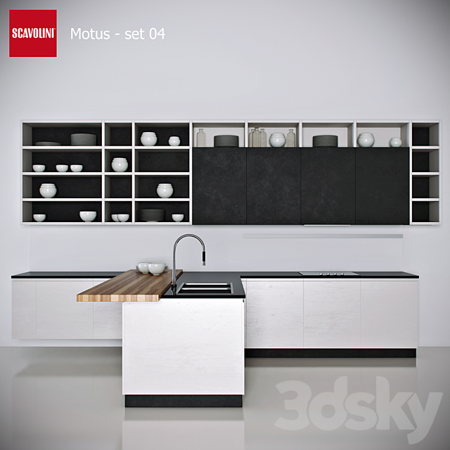 Kitchen Scavolini – Motus set 4 3DSMax File - thumbnail 2