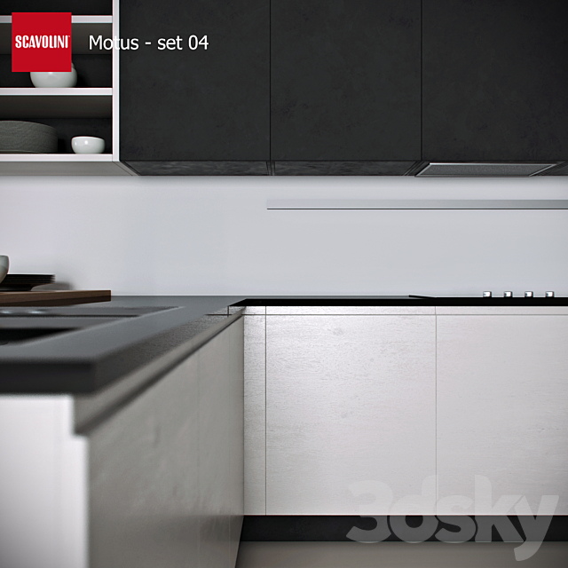 Kitchen Scavolini – Motus set 4 3DSMax File - thumbnail 3