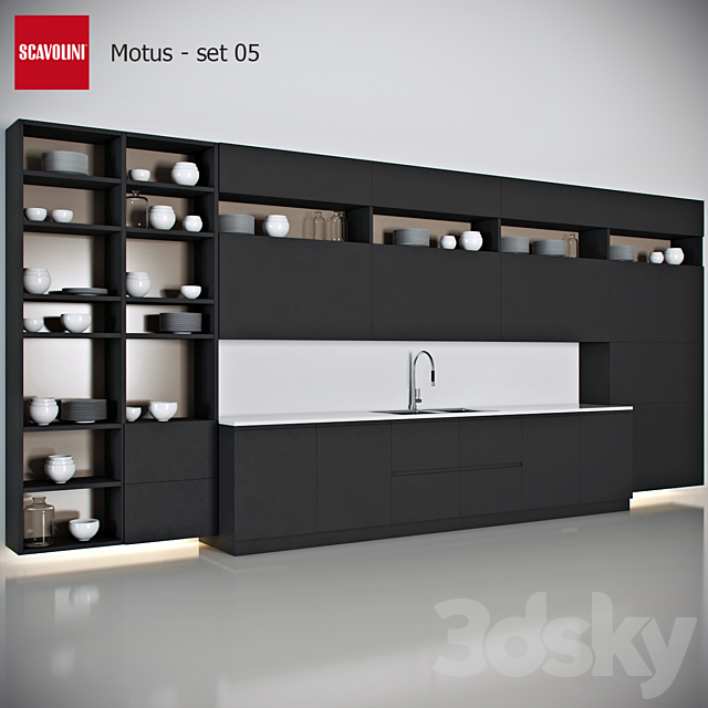 Kitchen Scavolini – Motus set 5 3DSMax File - thumbnail 1